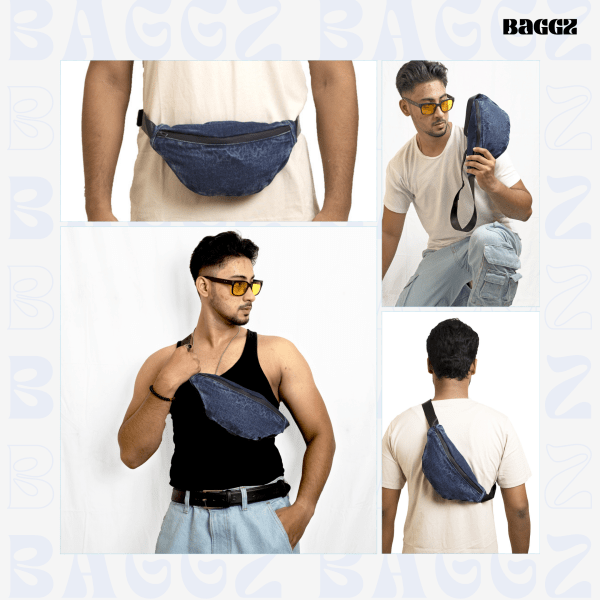 Denim Premium Cross Body Bag - Image 5