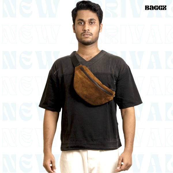 Brown Premium Cross Body Bag - Image 4