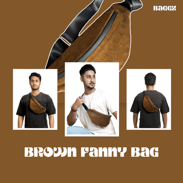 Brown Premium Cross Body Bag - Image 2