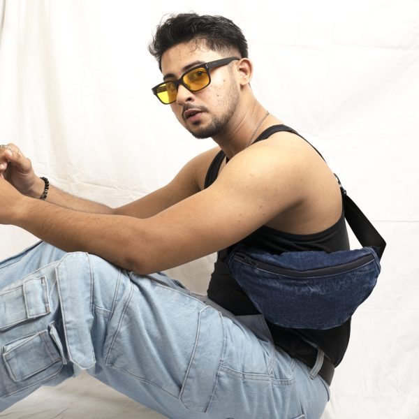 Denim Premium Cross Body Bag - Image 3